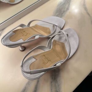 White Christian Louboutin size 7 1/2